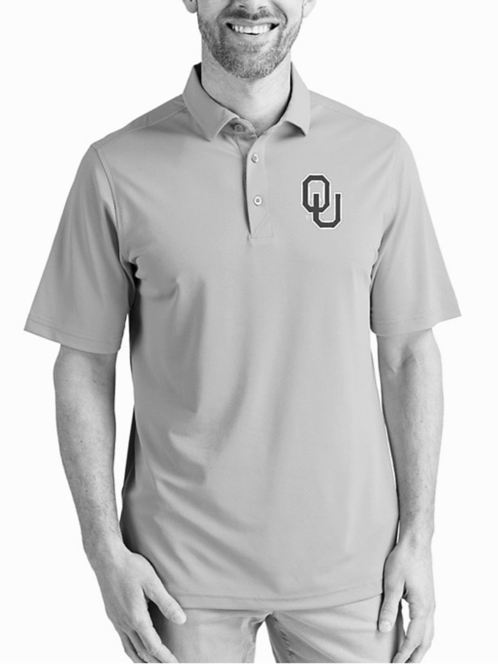 Cutter & Buck Oklahoma Sooners Short Sleeve Polo Shirt